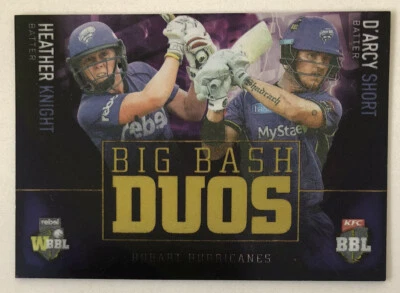 2018 Tap N Play .. Big Bash DUOS .. HEATHER KNIGHT &  D’ARCY SHORT .. Hurricanes • $6
