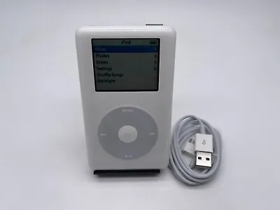 £83.99 • Buy Apple IPod Classic 4th Generation White (30GB) A1099 FREE SHIPPING
