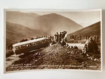 Postcard Of The 'Devil's Elbow' Cainwell Pass Aberdeenshire Scotland • £2.50