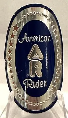 Vintage Early AMERICAN RIDER  Bicycle HEAD BADGE • $14.99