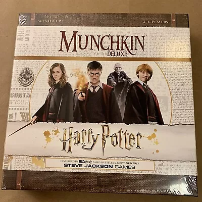 New Harry Potter Munchkin Deluxe Board Game By USAopoly Steve Jackson Games • $33.50