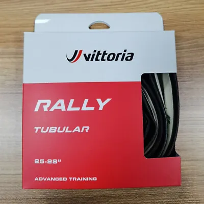 New Vittoria Rally Tubular 700x23 700x25 Black Or Tan 48mm Presta Bicycle Tire • $49.99