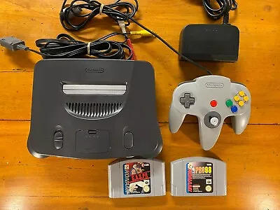 Nintendo 64 N64 Console 1 Controller 2 Games Bundle PAL Tracked Post • $220