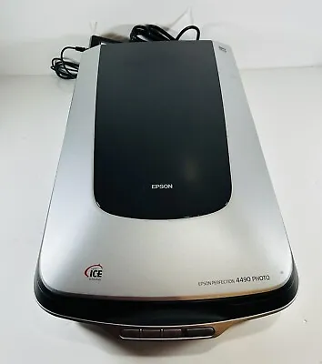 Epson Perfection 4490 Photo Scanner Tested & Working! Digital ICE Technology! • $49.45