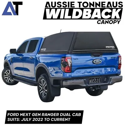 Wildback Canopy For Ford Next Gen Ranger Dual Cab (July 2022-Current) Not Canvas • $1099