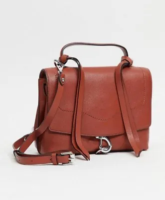 REBECCA MINKOFF Stella Leather Convertible Backpack RRP $599 AUD • $249