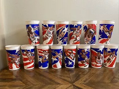 1994 McDonald’s USA Basketball Dream Team 2 Cups  (x14) - Complete Set +1 • $59.95