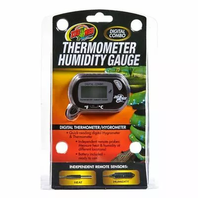 Zoo Med Digital Combo Thermometer/Humidity Gauge • $13.29