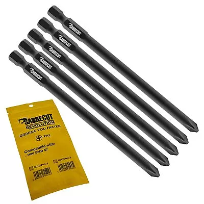 £20.99 • Buy 5 X SabreCut PH2 Autofeed Screwgun Screwdriver Bits For Hilti SMD 57 SMD57