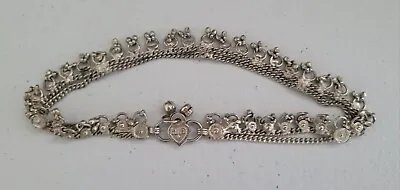 Vintage India Silver Tone Bells Anklet Ankle Bracelet Belly Dancer Anklets • $44.99