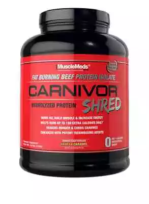 MUSCLEMEDS CARNIVOR SHRED (4 LB) Fat Burning Beef Protein Isolate Powder Aminos • $67.95