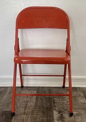 Metal Orange Supreme Chair Excellent Use Condition 30.5 “ High • $170