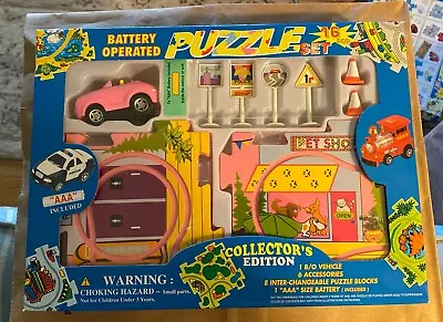 Military Force Battery Operated Vehicle Puzzle/pink Car/ 16 PCS/box/used Twice • $24.99