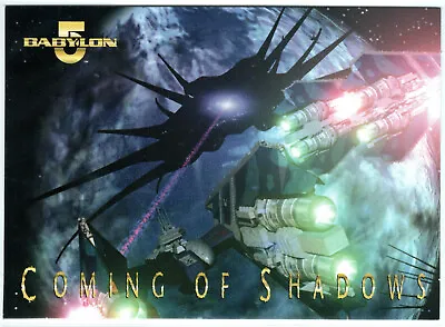 Babylon 5 1996 Fleer Skybox Box Topper Shadow Ship 5x7 European Distribution • £14.45