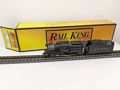 USED MTH Rail King 30-1400-1 4-6-0 Camelback Steam Engine Reading #652 (PS 2.0) • $350