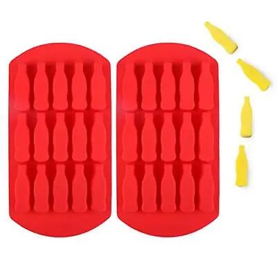 $12.13 • Buy 2 Pack Coca Cola Glass Bottle Ice Cube Tray, Coke Cola Silicone Mold