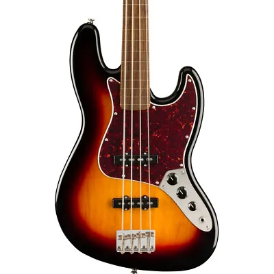 Squier Classic Vibe '60s Jazz Bass Fretless Laurel Fingerboard 3-Color Sunburs • $449.99