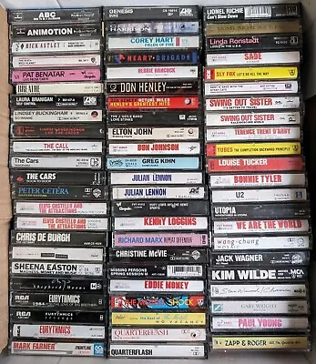 80s Pop / New Wave Cassette Tape Lot (U-PICK) *Untested • $4