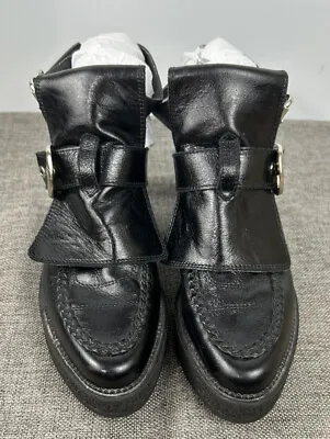 Zara Women Black Ankle Wrap Platform Double Strap Shoes Sz EU36 US 6 • $29