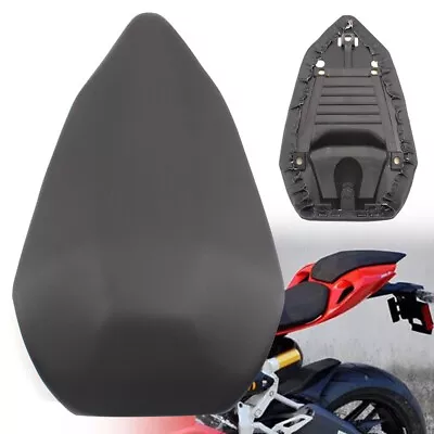 Motorcycle Rear Passenger Seat Cushion For Ducati 899 1199 2012 2013 2014 Black • $34.56