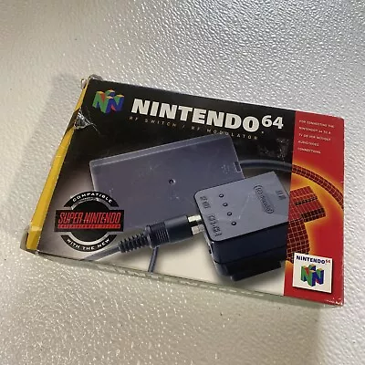 Nintendo 64 N64 Rf Switch Rf Modulator Empty Box Only • $6.79