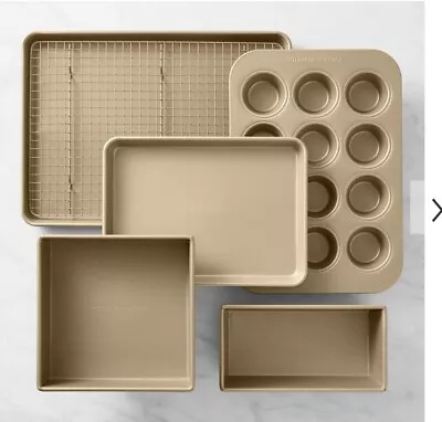 Williams Sonoma Goldtouch® Pro Nonstick Bakeware Ultimate Set Of 6 • $55.75