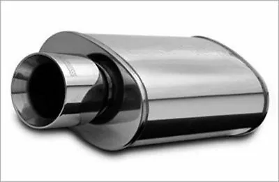 MAGNAFLOW PERF EXHAUST Stainless Muffler 2.25in In / Dual 4in Tips Out P/N - 148 • $211