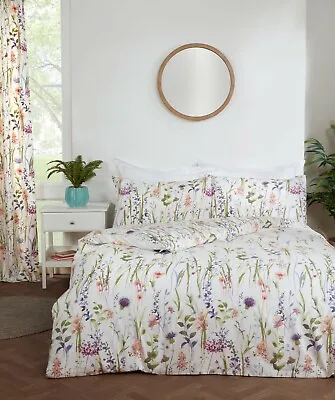 £23.99 • Buy Multicolour Hampshire Floral Meadow Flowers Bedding Curtains Homeware Range