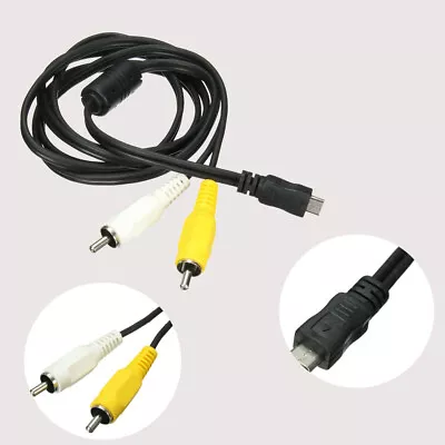 Micro USB Male To 2 RCA AV Adapter Audio Video Cable Cord New  • $9.99