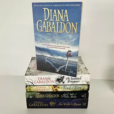 5 X Diana Gabaldon Books  Paperback Bundle Lot Large Paperback • $48.03