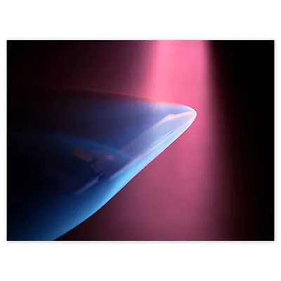 NASA Shuttle Wind Tunnel Test Using Electron Beam Photo Art Canvas Print 18X24  • £18.99