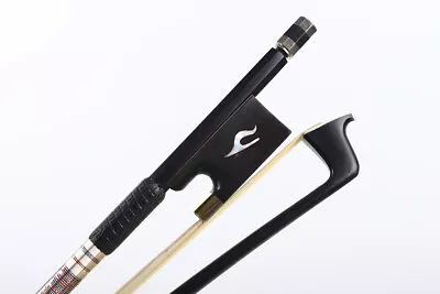 4/4 Advanced Violin Bow Carbon Fiber Stick Ebony Frog AAA Grade Natural Bow Hair • $30.13