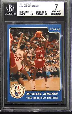 1984-85 Star #288 Michael Jordan Rookie RC BGS 7 • $311