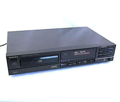 Vintage Technics CD Compact Disc Player Single Disc Component Black SL-P370 • $59.95
