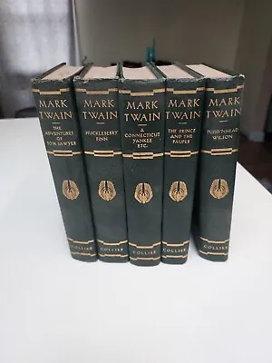 Set Of 5 Mark Twain Books By The Century Co. Copywright 1893-1894 In Great Shape • $75