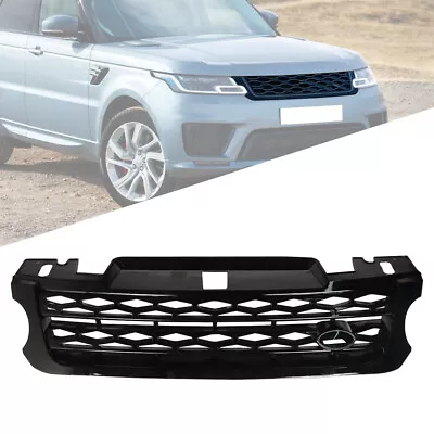 Front Grille Bumper Upper For 2014-2017 Range Rover Sport Replacement Black Mesh • $73.35