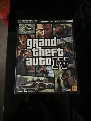 GTA 4 Grand Theft Auto IV Signature Series Brady Games Strategy Guide Book • $35