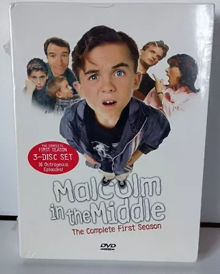 Malcolm In The Middle The Complete First Season DVD 3 Disc Set Sealed With Wear • $31.95