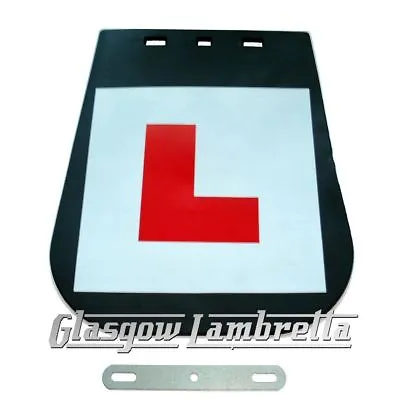 Vespa  LX  All Models  L LEARNER PLATE MUDFLAP • $11.29