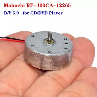 Mabuchi RF-400CA-12265 DC1.5V-6V 5.9V Ultra_thin Mini 24mm Round Motor CD Player • £1.98