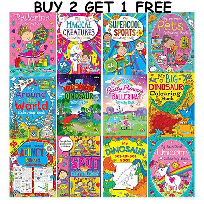 Kids Colouring Books Book Girls Boys Children Activity Fast Shipping A4 • £2.95