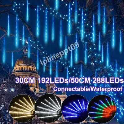 32 Tubes LED Meteor Shower Lights Falling Rain Drop Christmas Party Lamp Outdoor • $16.99