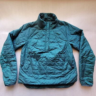 Mountain Hardware Women's Puffer Poly Filled Pullover Jacket Sz S Blue/Green • $18.87