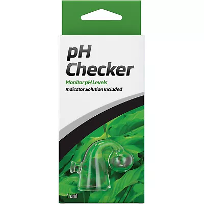 Seachem PH Checker Aquarium Glassware Monitors PH Level In CO2 Planted Aquariums • $15.99