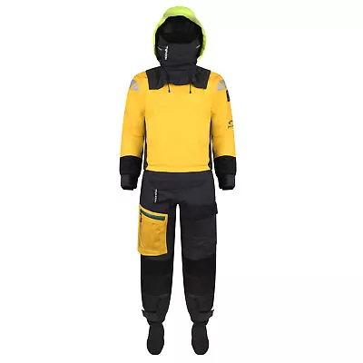 2023 Typhoon PS440 Hinge Drysuit & Undersuit - Yellow - 100182 • £999.95