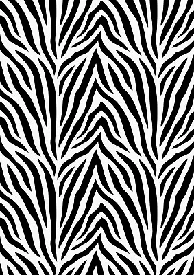 EDIBLE Animal Print Cake Topper Birthday Wafer Paper Sheet (8x10.5 ) Tiger Zebra • $11.99