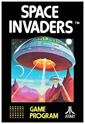 Atari Space Invaders Game 1980 - Cool Vintage Poster • $19.95