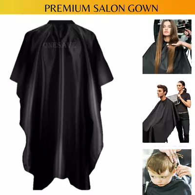 Professional Hairdressing Gown Cape Hair Cut/Cutting Shave Salon Apron Barber UK • £3.99