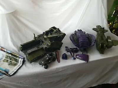 HALO MEGA BLOKS Lot COVENANT PHANTON - UNSC Elephant - Pelican *Rare* Set • $774.95