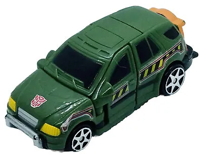 2001 TAKARA TRANSFORMERS ROBOTS IN DISGUISE X-BRAWN 1:64 3” Action Figure Green • $9.47